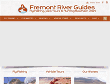 Tablet Screenshot of flyfishingsouthernutah.com